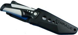 SCHRADE BADGER FIXED BLADE SKINNER KNIFE use: HUNTING MARINE BOAT 