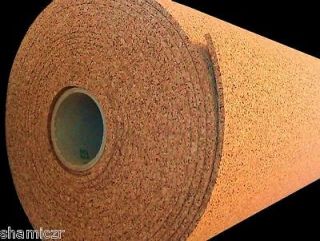   THICK CORK ROLL tile bulletin message board panel acoustic sheet wall