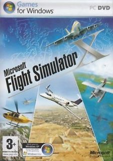 MICROSOFT FLIGHT SIMULATOR X FOR PC XP/VISTA/7 NEW