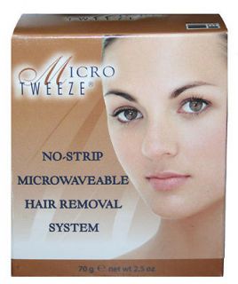 Micro Tweeze 2.5oz **No Strip Microwaveable Hair Removal System**
