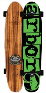 Arbor Koa Wood Bug Longboard Skateboard Deck Only