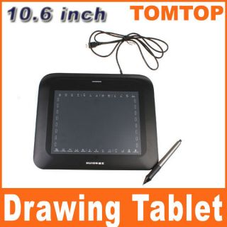 10.6 Art Graphics Drawing Tablet Hot Keys Cordless Digital Pen for PC 