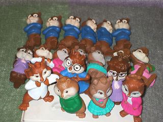 Lot  McDonalds Talking Figures, Alvin and the Chipmumks, & Chipettes,