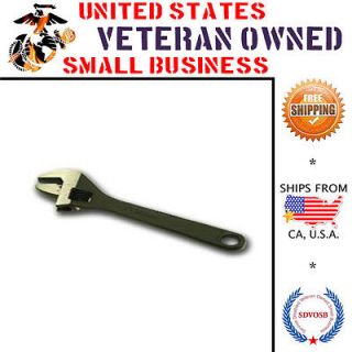 Small Black Adjustable Crescent Style Wrench Standard Tool  6 Inch 