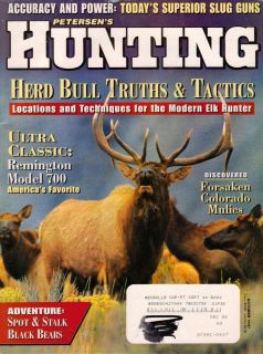 PETERSENS HUNTING MAG Oct 97 Herd Bull Tactics, Colorado Mulies, Slug 