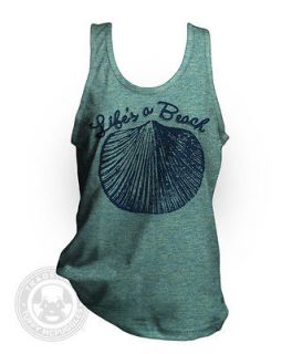 LIFES A BEACH funny 80s vintage surfer American Apparel unisex TR408 