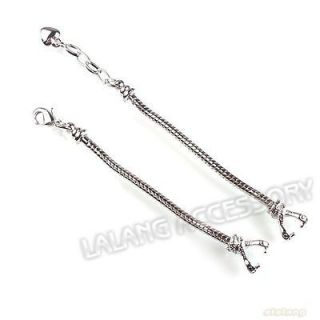 6x New Snake Chain Bracelet Watch Band Fit Charms Beads 18cm Wholesale 