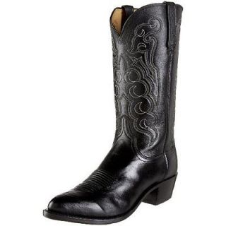   1883 By Lucchese Western Boots N1613 J/4 Black Cordova Calf Leather