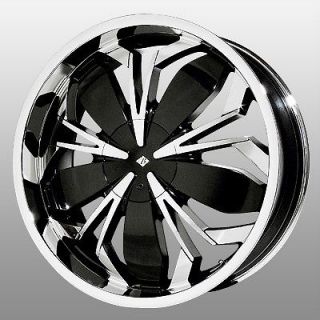 20 inch Black Ice Black Widow Chrome Wheels Rims 4x100 SC Series XA XB 