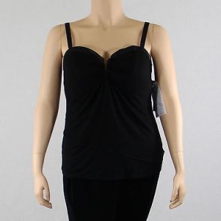 Baby Phat Black Camisole Padded Bust New 2X Plus Size Adjustable 
