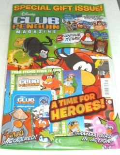 Club Penguin magazine Issue #5 with free Stickers & album + unique 