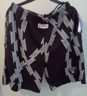 Vintage 80s Zubaz Raiders Shorts NEW WITH TAGS Size Mens Large
