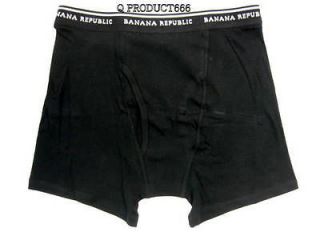 Banana Republic Knit Boxer Brief Man Black NWT Size L