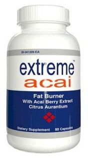 Extreme Acai Berry Suppiment Fat Burner Diet Pills 60Ct