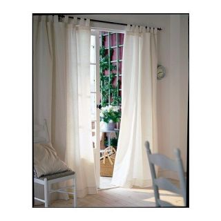 BRAND NEW IKEA LENDA Curtains Window Drapes 55 x 98 White / Beige 