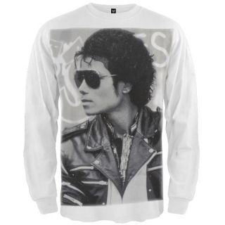 Michael Jackson   Classic Photo Long Sleeve Tee Shirt