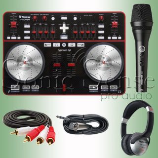Vestax Typhoon USB MIDI DJ Controller Bundle Extended Warranty