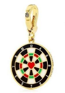 JUICY COUTURE DARTBOARD CHARM NEW IN JUICY GIFT BOX $48