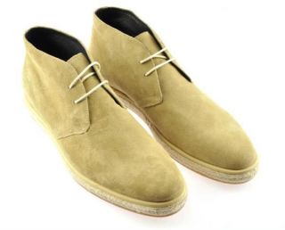  + Stanley Byron Beige casual desert boot with espadrille sole