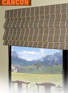 Bamboo Roman Shade Window Blinds   2 sizes available