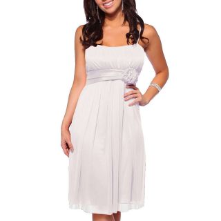 Sleeveless Flowy Pleated Empire Waist Evening Prom Party Cocktail 
