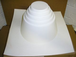 GenFlex 4 TO 8 TPO WHITE REINFORCED ROOFING ROOF PIPEBOOTS GenCorp 