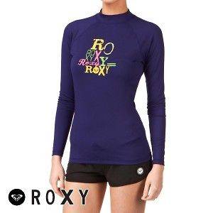 Roxy Life Womens Long Sleeve Rash Vest   Purple