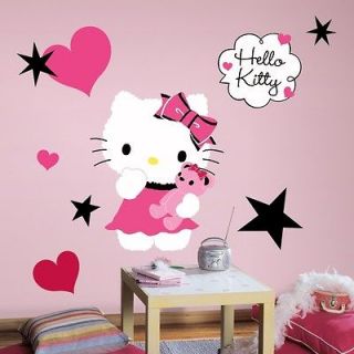   HELLO KITTY COUTURE WALL DECALS Girls Bedroom Stickers Pink Room Decor