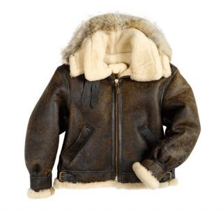 shearling flight jacket in Coats & Jackets