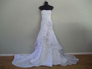 Crew Cascade Gown Wedding Dress MADISON 769 Size 12 NWT Retail value 