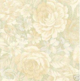 WALLPAPER SAMPLE Romantic Victorian Soft Floral