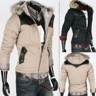   Faux Fur Winter Coat Hooded Hoodie Parkas Warm Jackets Outwear M2160