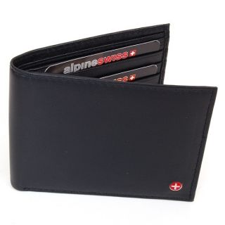 mens leather bifold wallet in Wallets