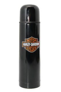 Harley Davidson Metal Thermos Themal Bottle 16oz   Collectable