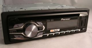 PIONEER DEH 4400HD CAR CD//USB STEREO PLAYER,HD  UNIT + FACEPLATE 