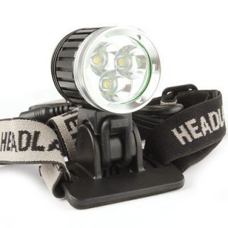   3800Lm 3X CREE XM L T6 LED LED Headlight Headlamp Bicycle Light