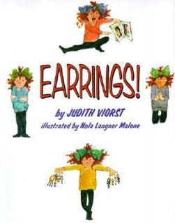 Earrings by Judith Viorst 1990, Hardcover