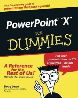 PowerPoint 2003 for Dummies by Doug Lowe 2003, Paperback