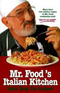 Mr. Foods Italian Kitchen by Art Ginsburg 1997, Hardcover