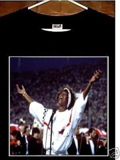 Whitney Houston T Shirt; Whitney Houston Sings National Anthem 