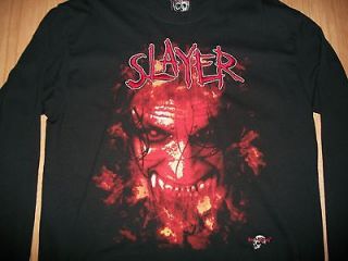 Slayer Bloody Face Longsleeve Shirt Venom Mercyful Fate Exodus