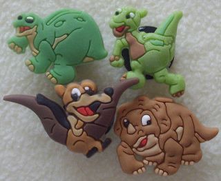 PC LAND BEFORE TIME DINOSAURS Shoe Charms Fit Crocs Jibbitz