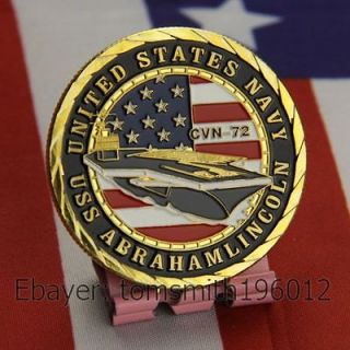 Navy / USS Abraham Lincoln CVN 72 / Military Challenge Coin 461