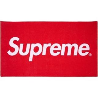 SUPREME Beach Towel Red camp cap Box Logo comme garcons camels 