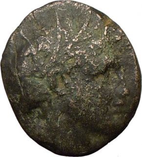 PHILIP V PERSEUS 185BC Ancient Rare Greek Coin w River god Strymon 