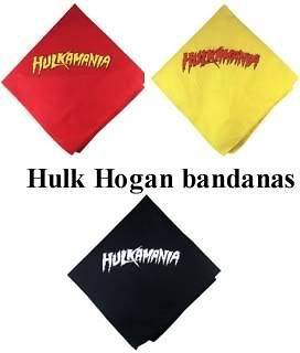 Hulk Hogan HULKAMANIA TNA Bandana Red Yellow Black
