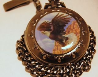 eagle pocket watch in Pocket Watches