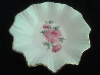 Vintage Adderley Bone China Small Plate Bowl Lawley England Floral 