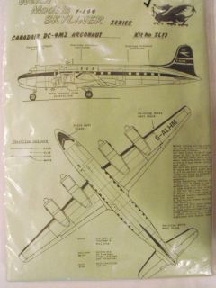 WELSH VACUFORM MODEL OF THE CANADAIR DC 4M2 ARGONAUT KIT NO SL17 1 