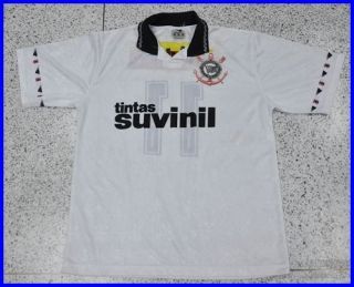Used Brazil Sport Club Corinthians Football Shirt Home 1995 Jersey no 